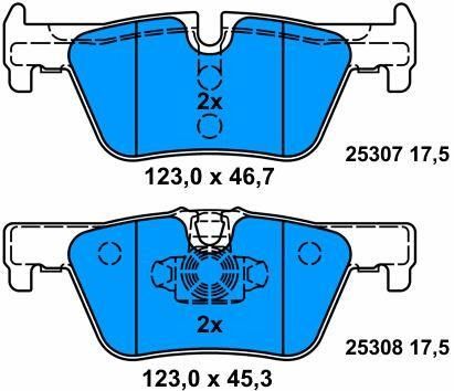 34216850569 Penggantian Pad Brake Mobil Untuk BMW 1 F20 Dan 2 Coupe F22 Sistem Brake Otomatis