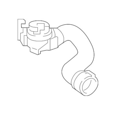 2385011200 Reservoir pendingin Overflow Hose Fleksibel Untuk Mesin pendingin radiator