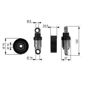 BMW 11281717188 Bagian Mesin Damper Garis Tensioner