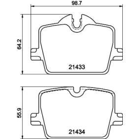 Set Bantalan Rem Bagian Sasis BMW 34206888832
